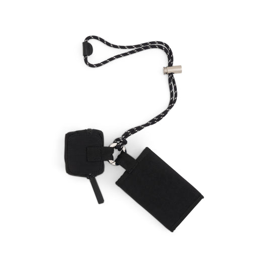 Logo Multifunctions Lanyard in Black/White