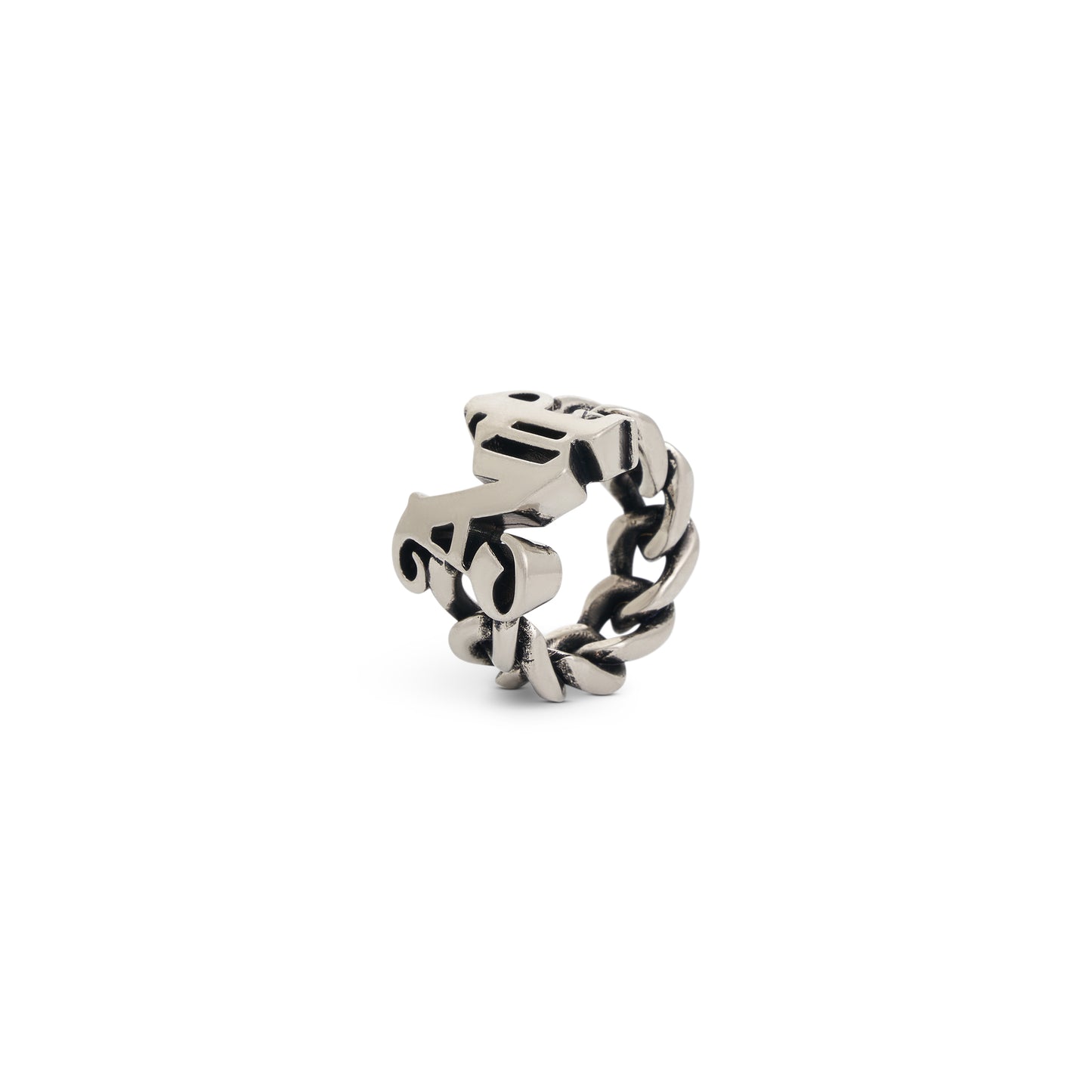 Monogram Chunky Ring in Silver