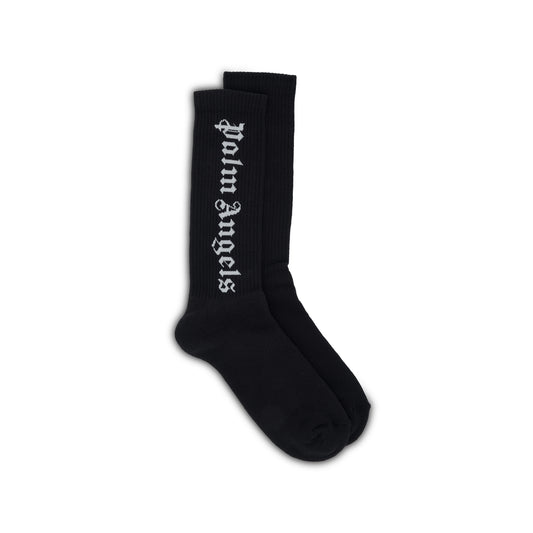 Classic Logo Socks in Black/White