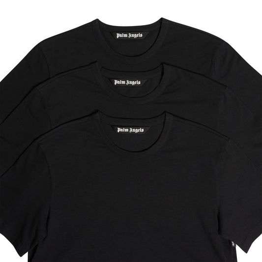 Men Essential Tripack T-Shirt in Black