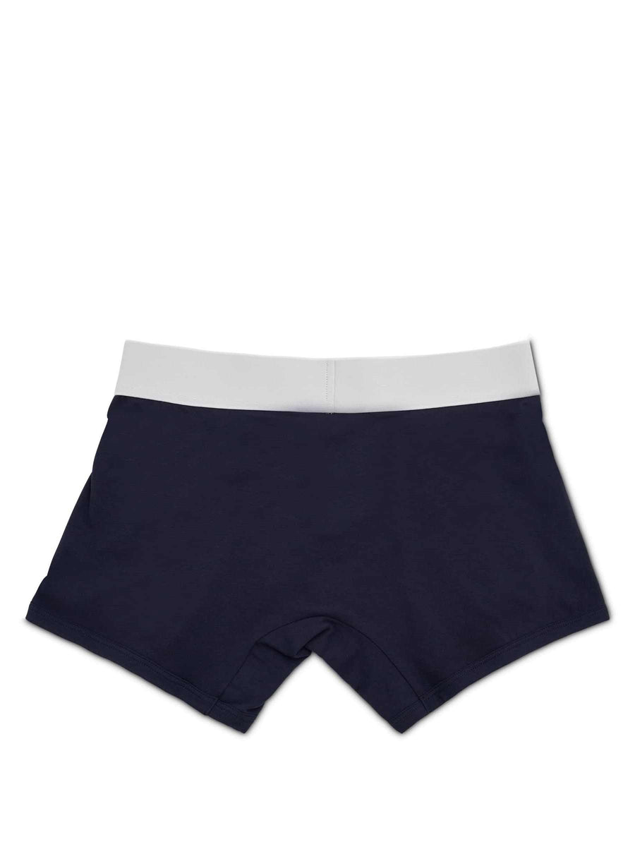 PA Boxer Bipack in Navy Blue/White