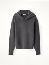 Hooded Sweater in Stone