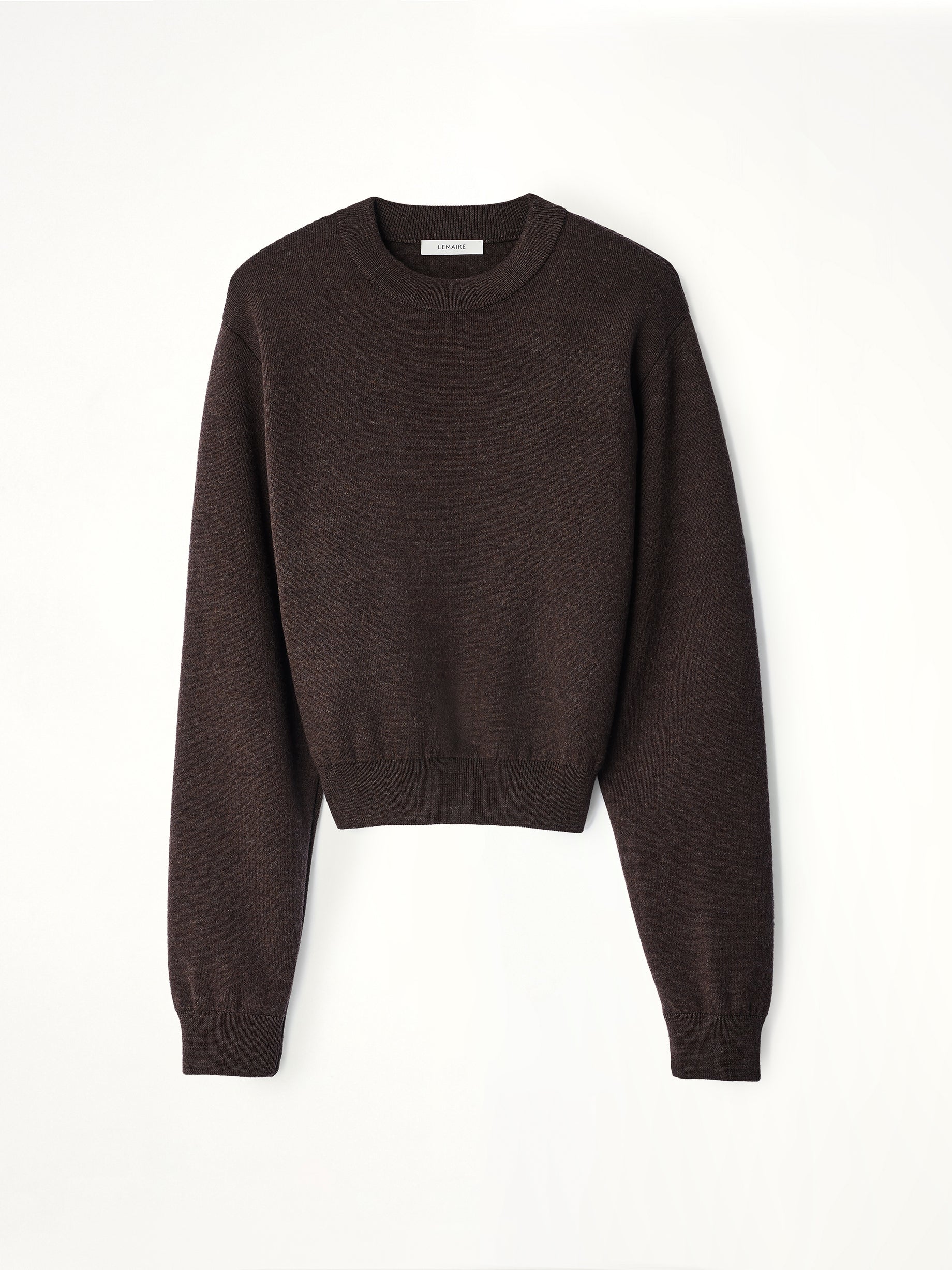 Short Sweatshirt in Ganache
