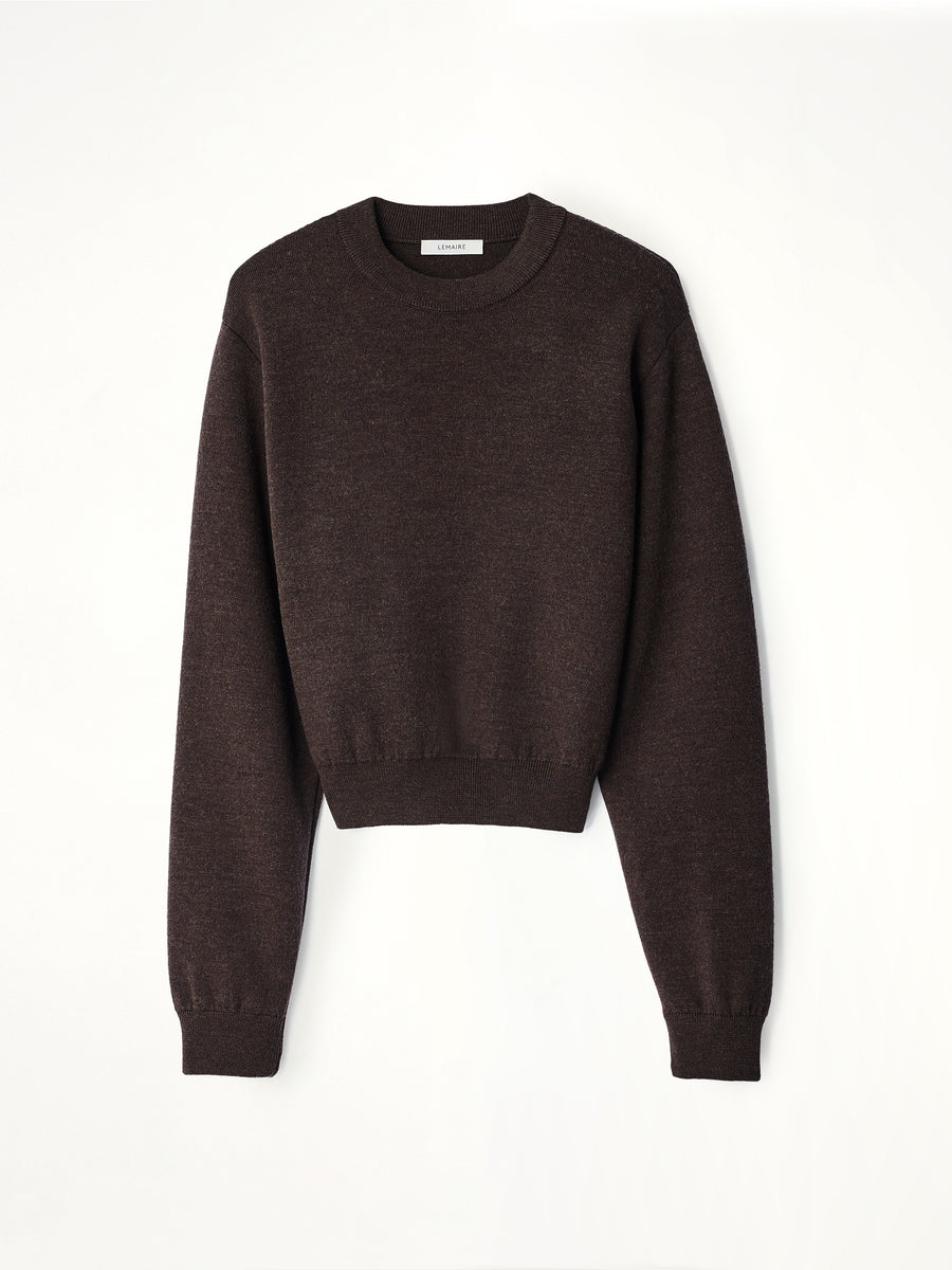 Short Sweatshirt in Ganache