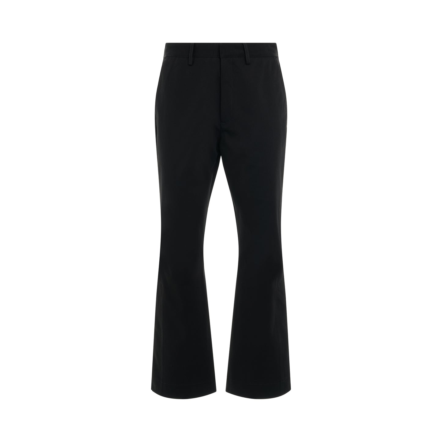 Chino Kick Flare Pants in Black