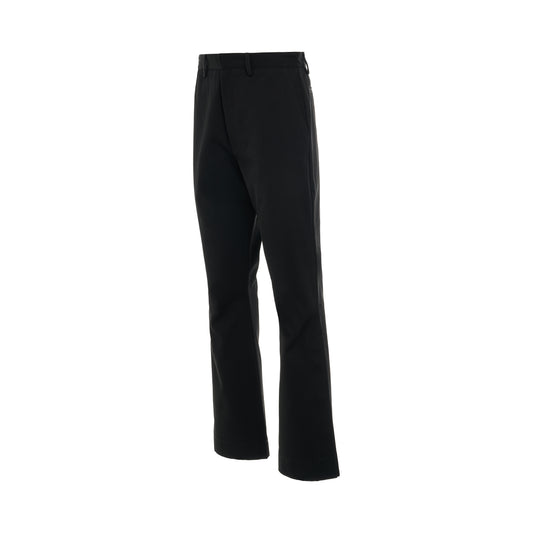 Chino Kick Flare Pants in Black