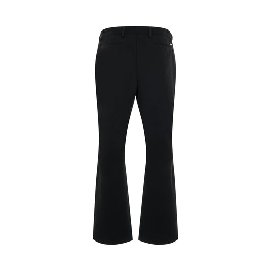 Chino Kick Flare Pants in Black