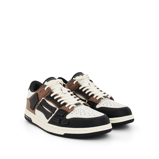 Skeleton Sneaker in Black/Brown