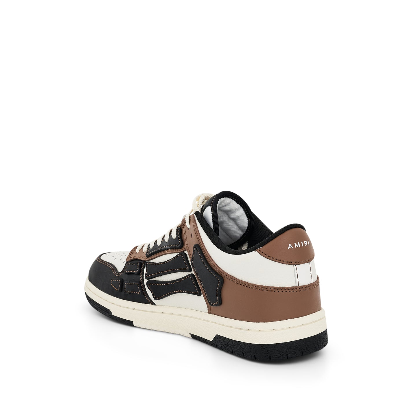 Skeleton Sneaker in Black/Brown