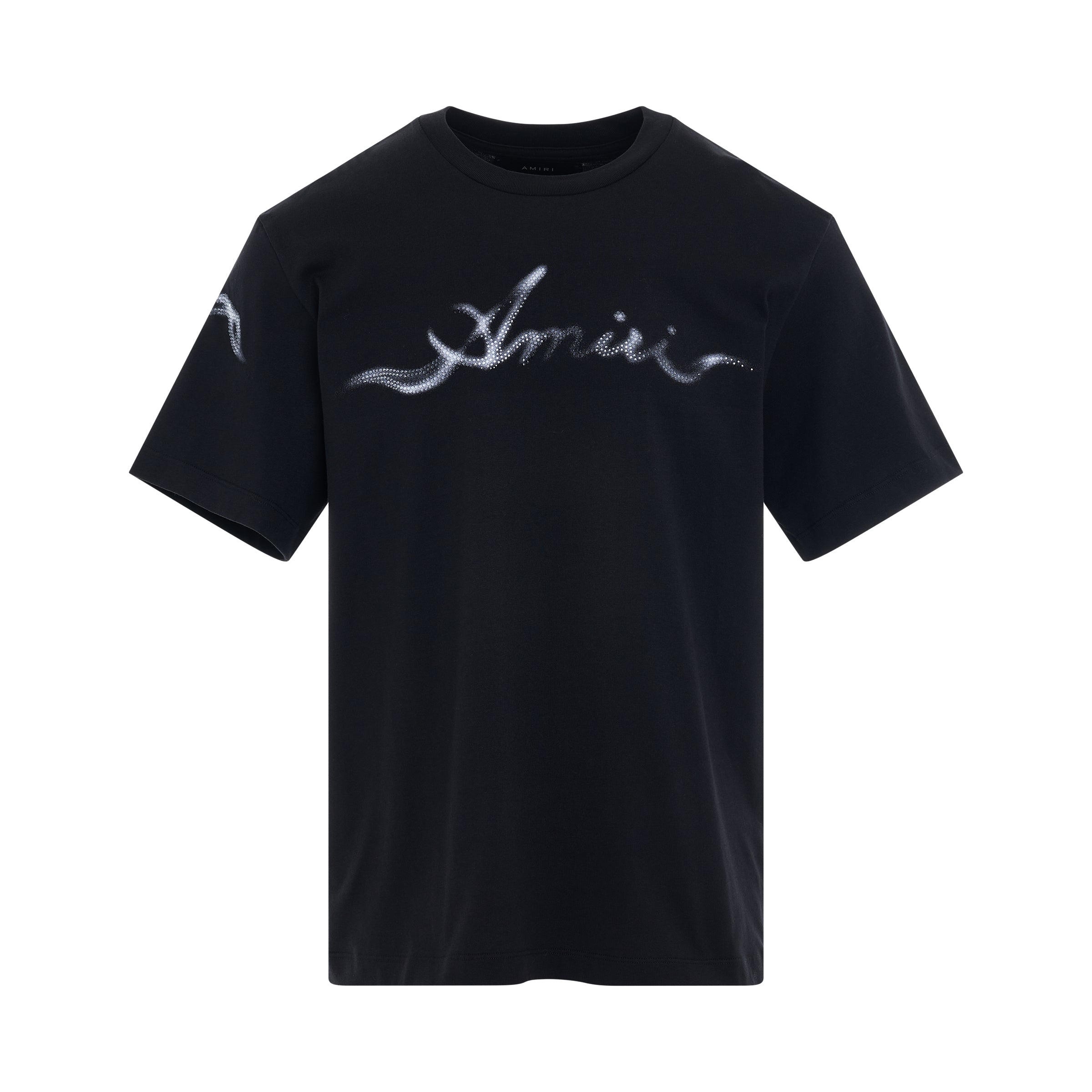 Amiri Smoke T-Shirt in Black