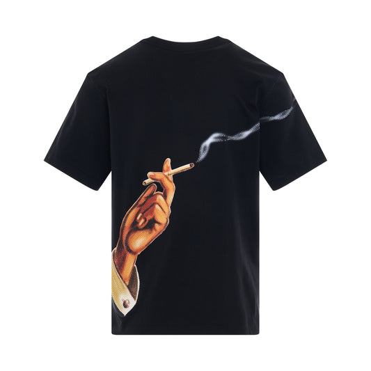 Amiri Smoke T-Shirt in Black