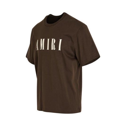 Amiri Core Logo T-Shirt in Brown