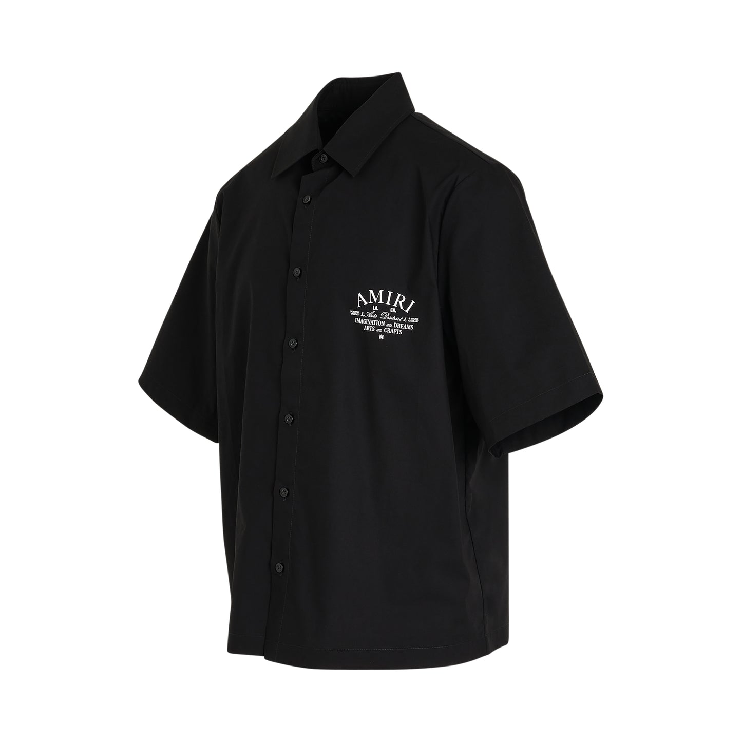 Amiri Art District Poplin Shirt in Black