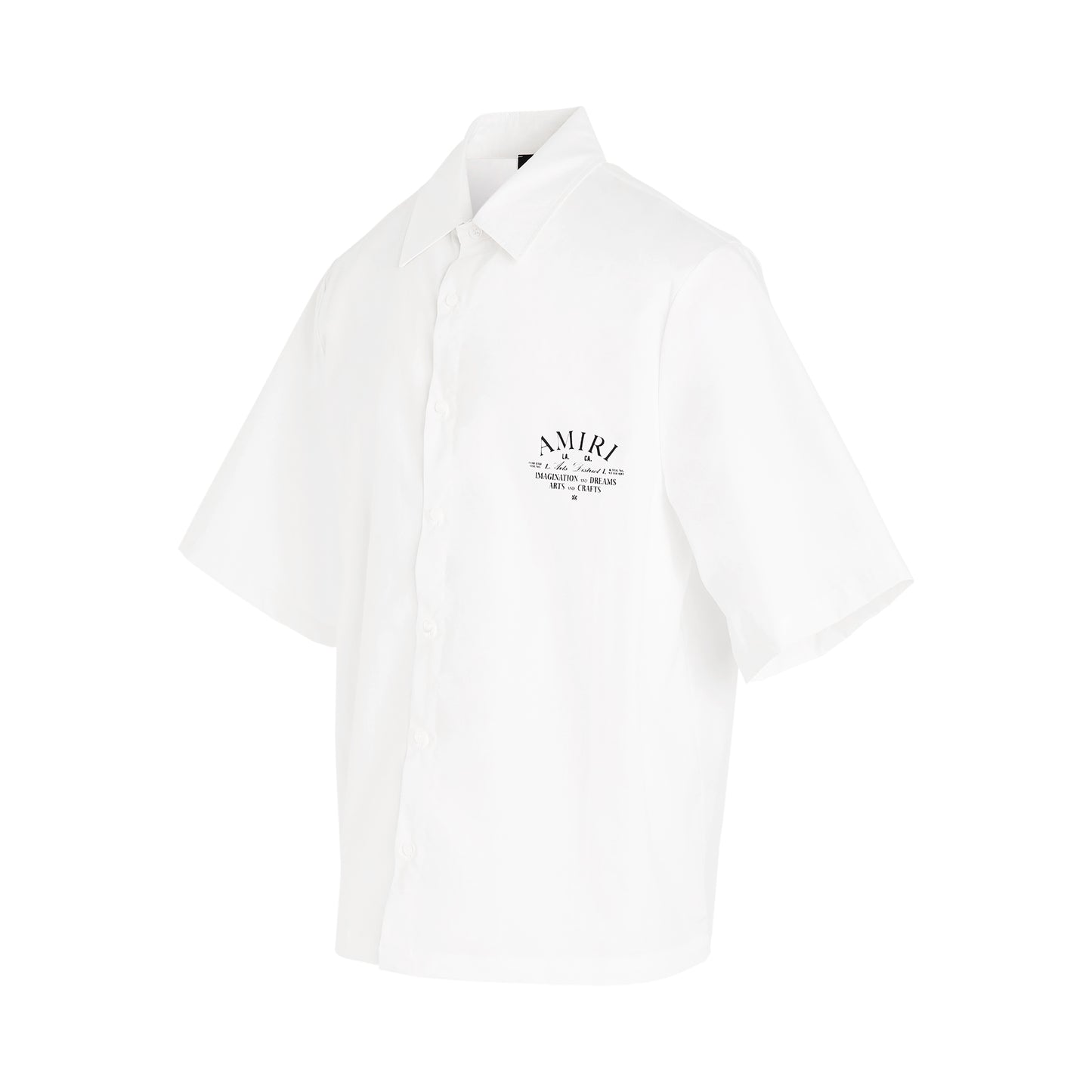 Amiri Art District Poplin Shirt in White