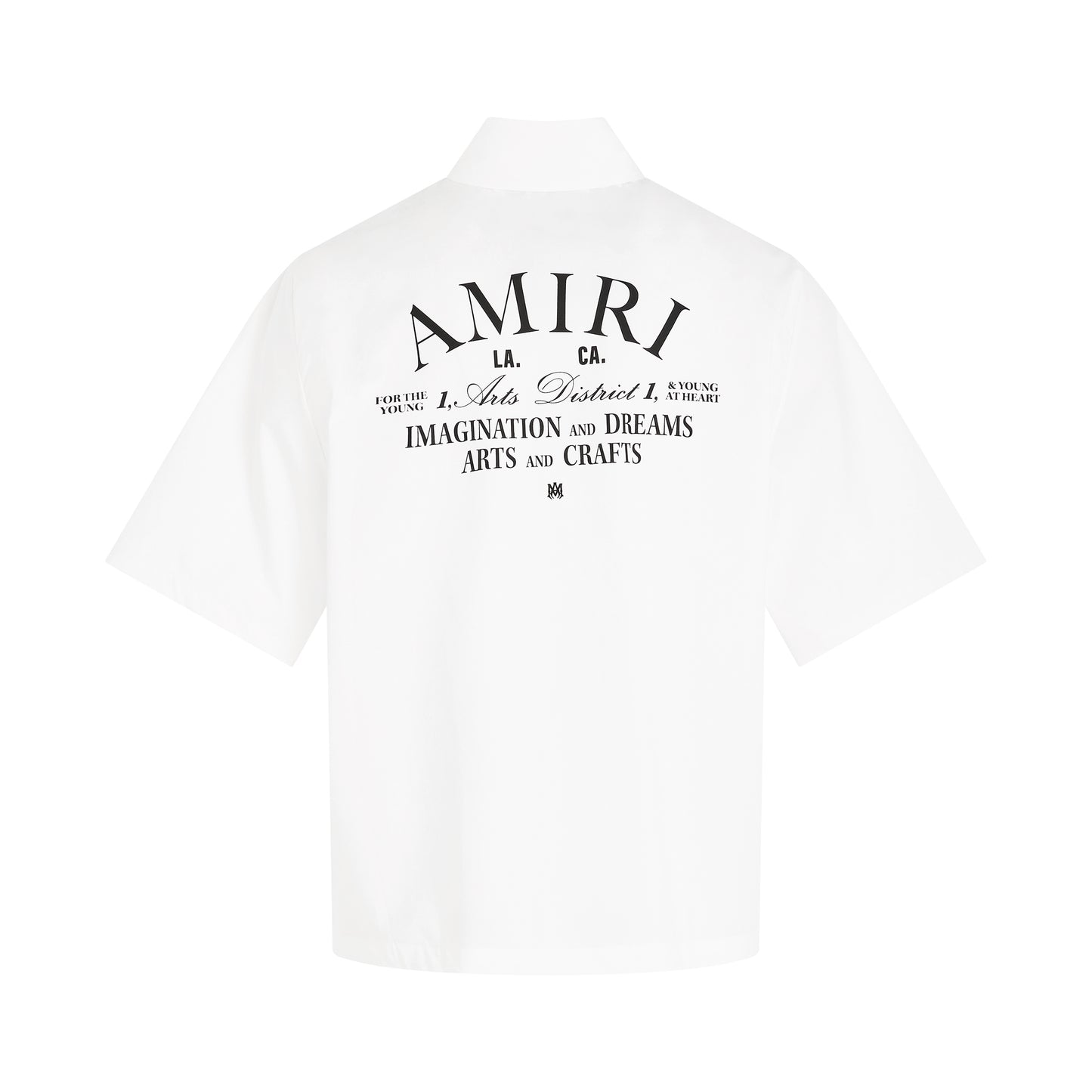 Amiri Art District Poplin Shirt in White