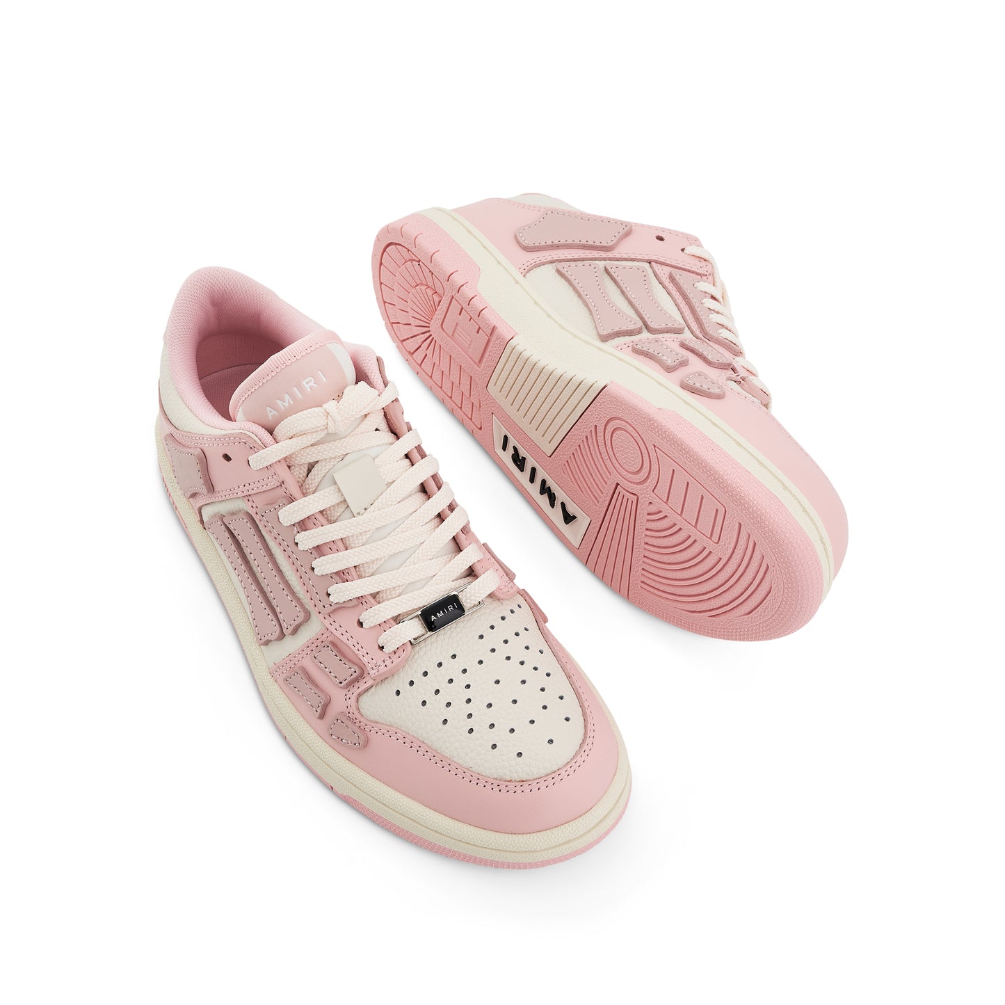 Skeleton Sneaker in Pink/White