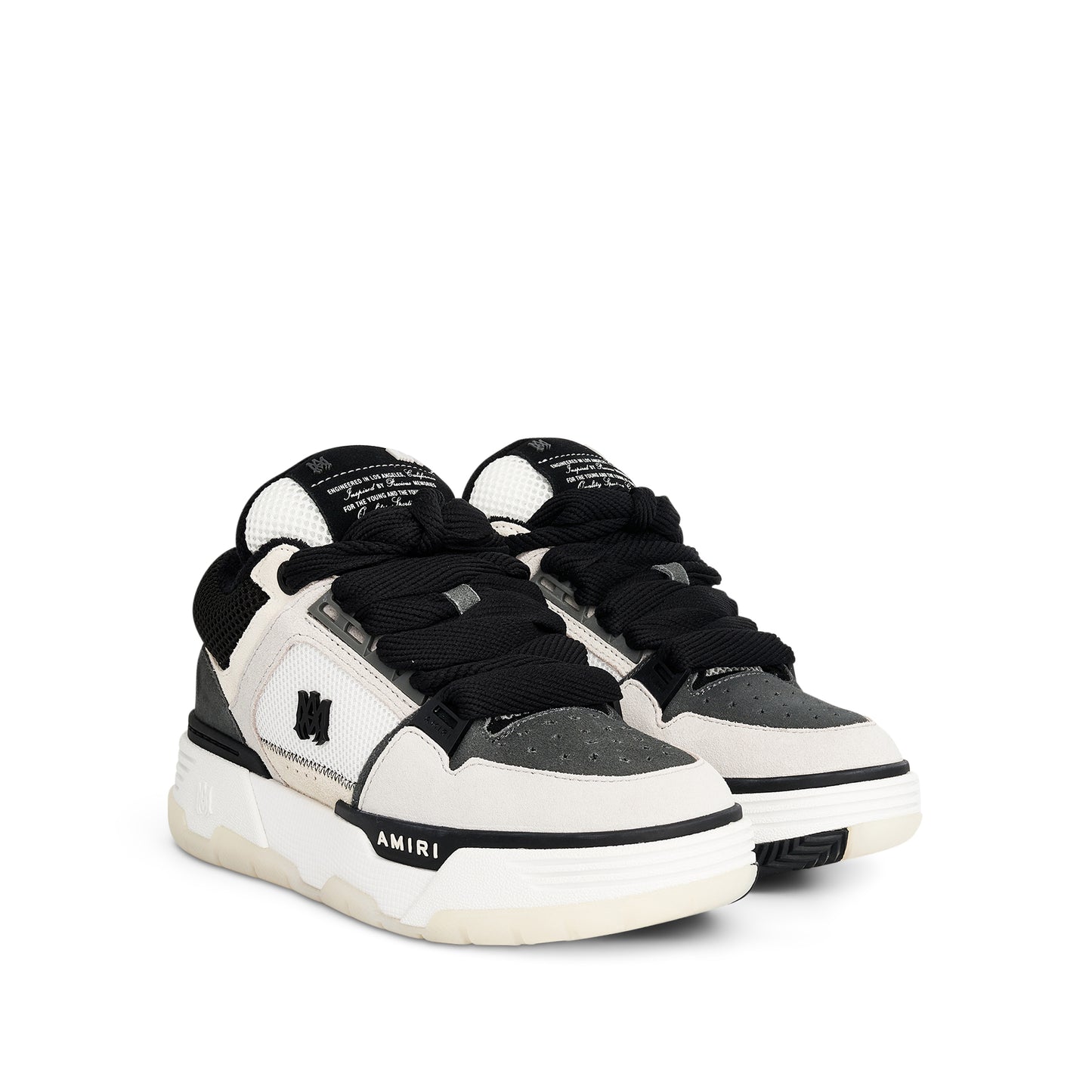 MA-1 Sneaker in Black/Alabaster