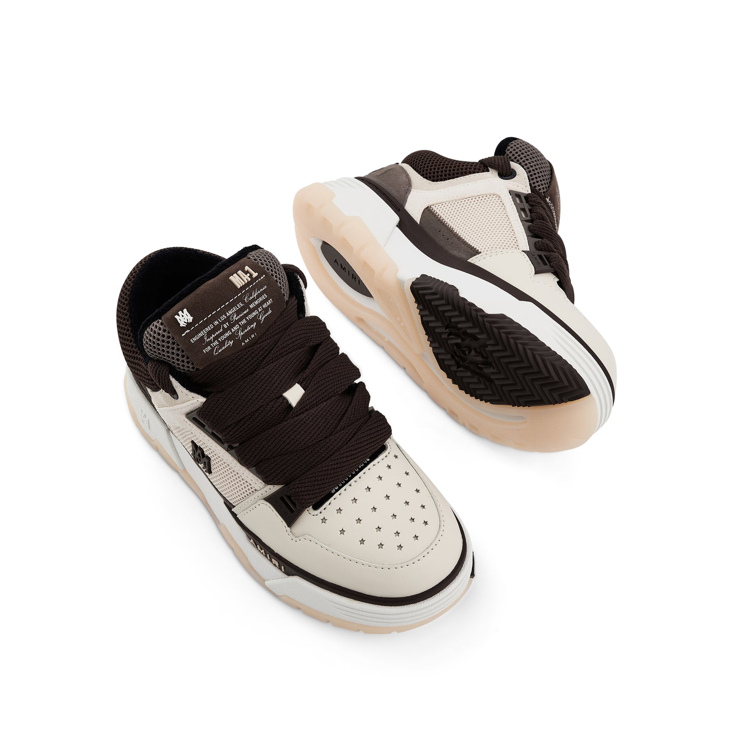 MA-1 Sneakers in Brown/White