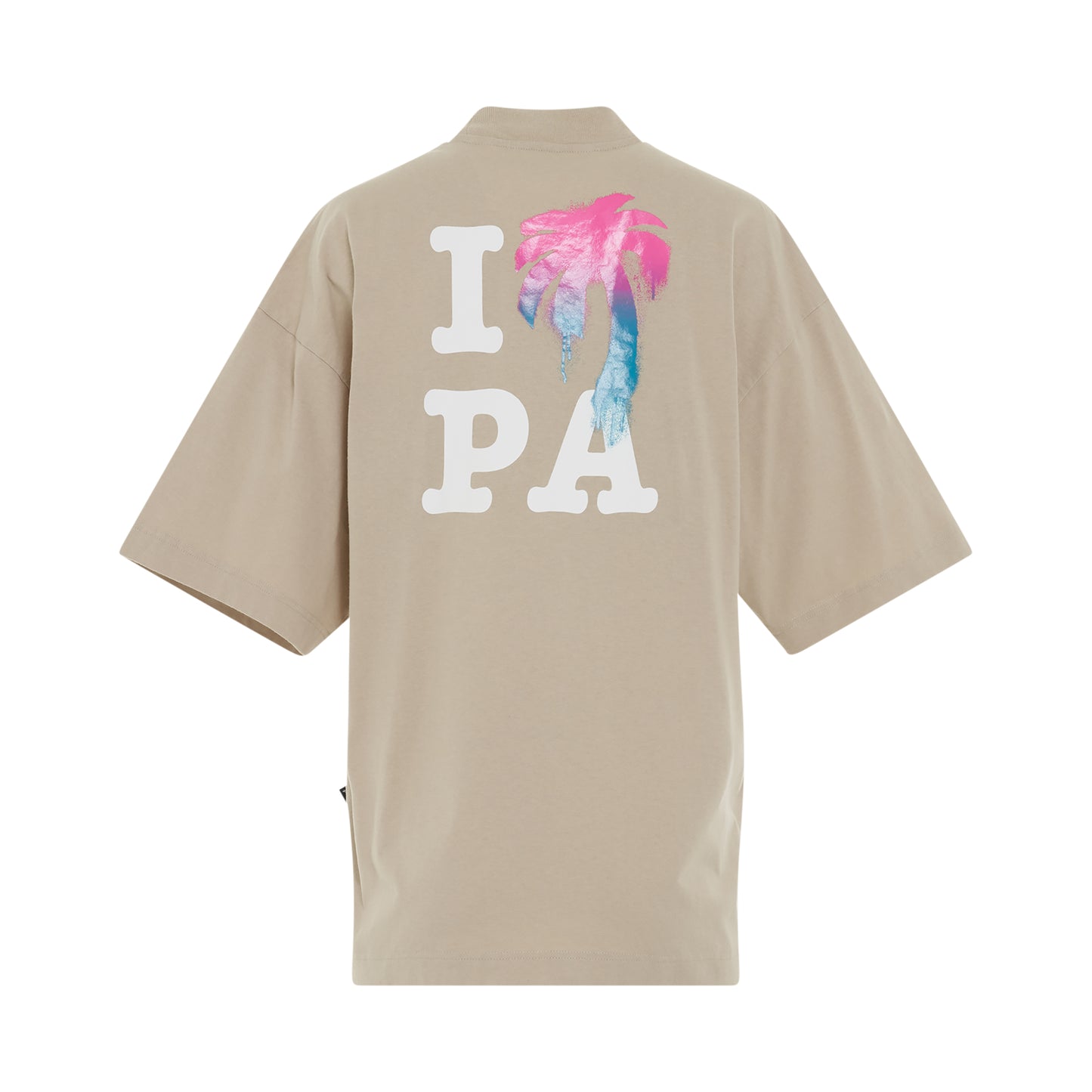 I Love PA Loose Fit T-Shirt in Beige/Multicolour