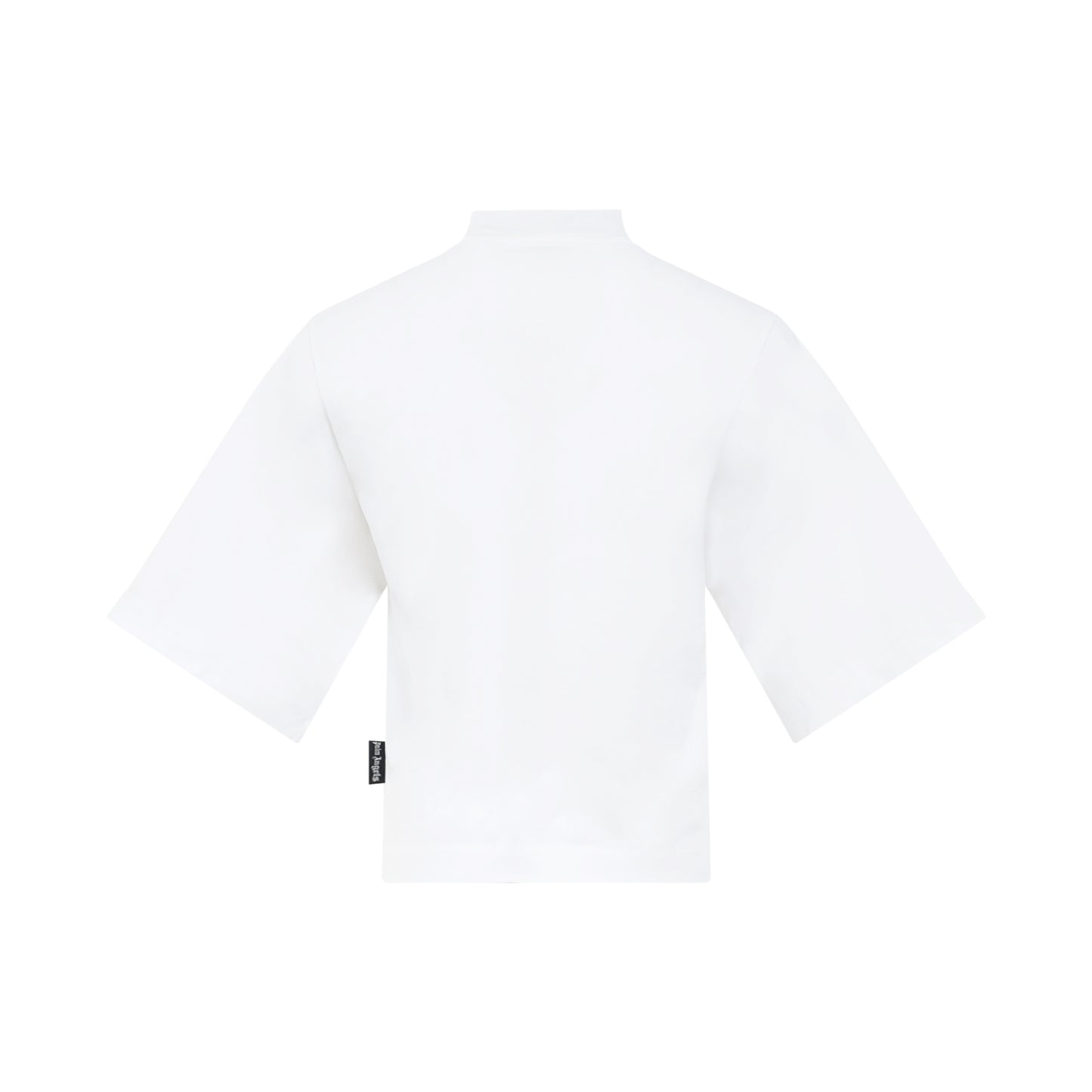 Wings Graphic Cotton T-Shirt in White/Black