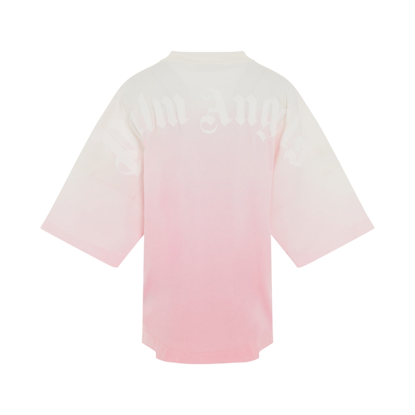 Gradient Overlogo T-Shirt in Coral/White