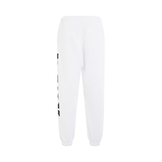 I Love PA Sweatpants in White/Multicolour