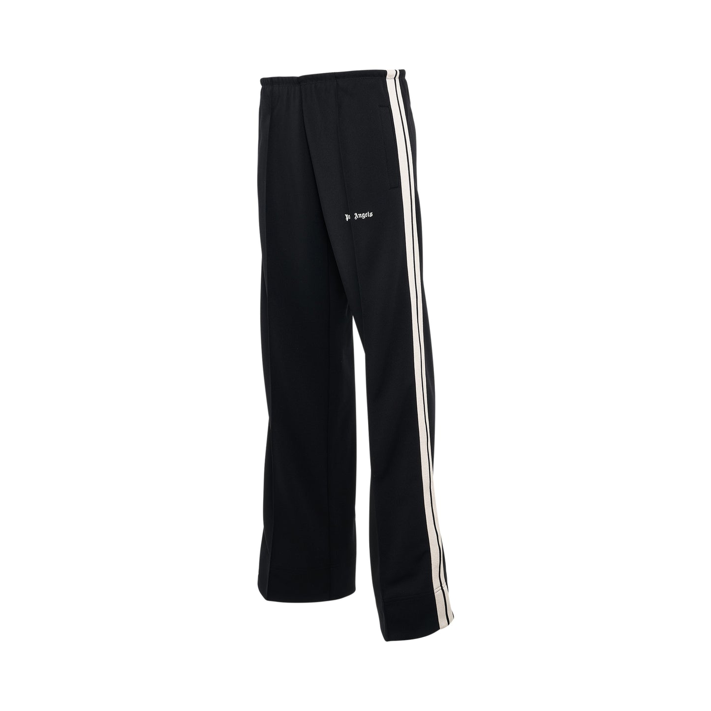 Classic Loose Track Pants in Black/Off White