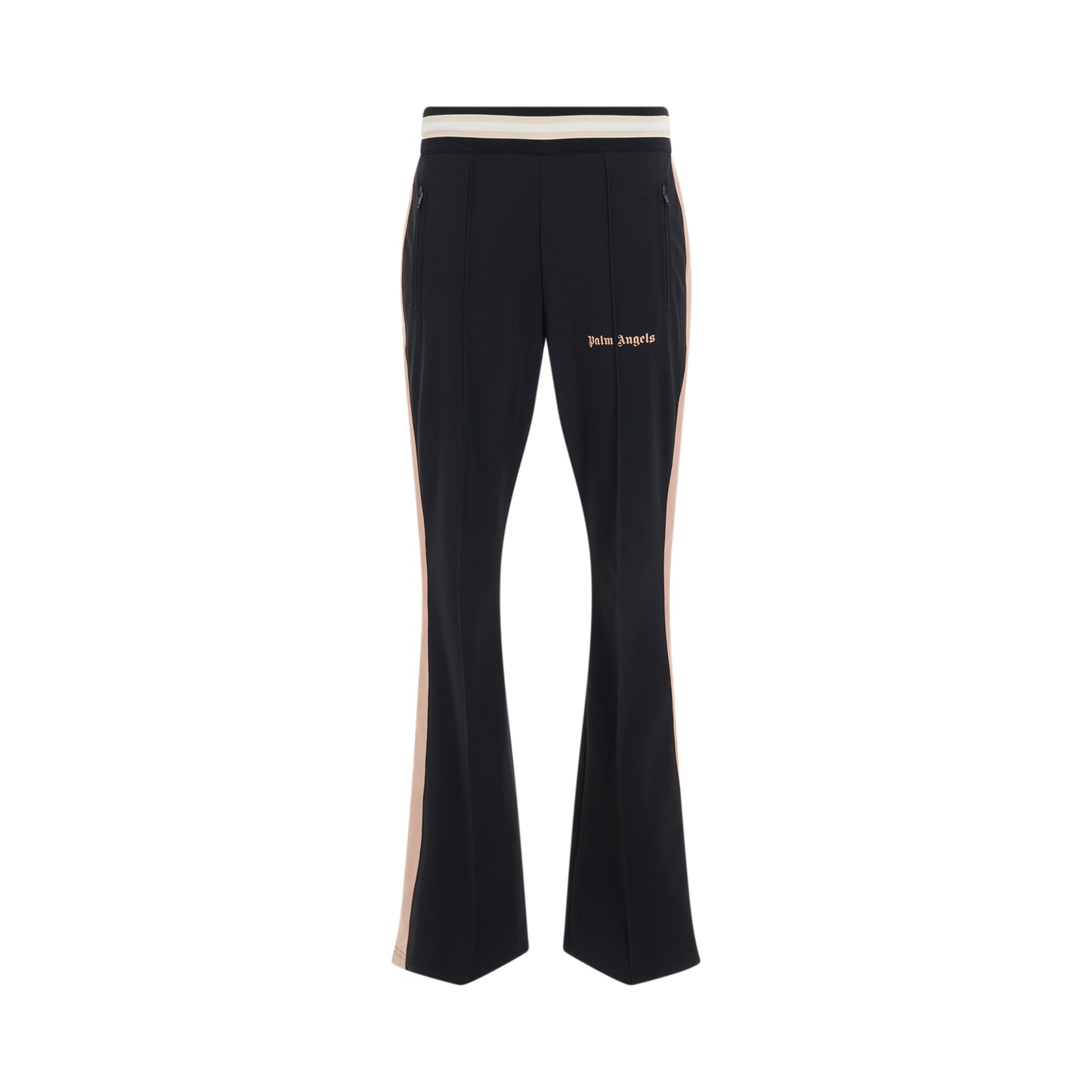 Ultralight Flare Track Pants in Black/Nude