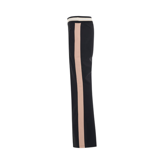 Ultralight Flare Track Pants in Black/Nude