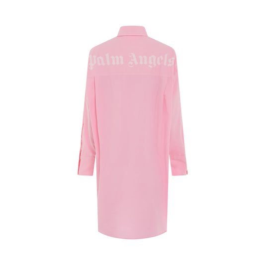 GD Shirt Dress in Pink/Black