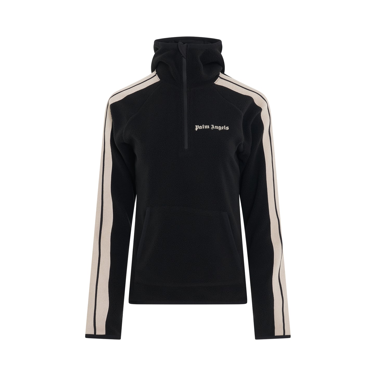 Pile Track Jacket Mid Layer in Black/White