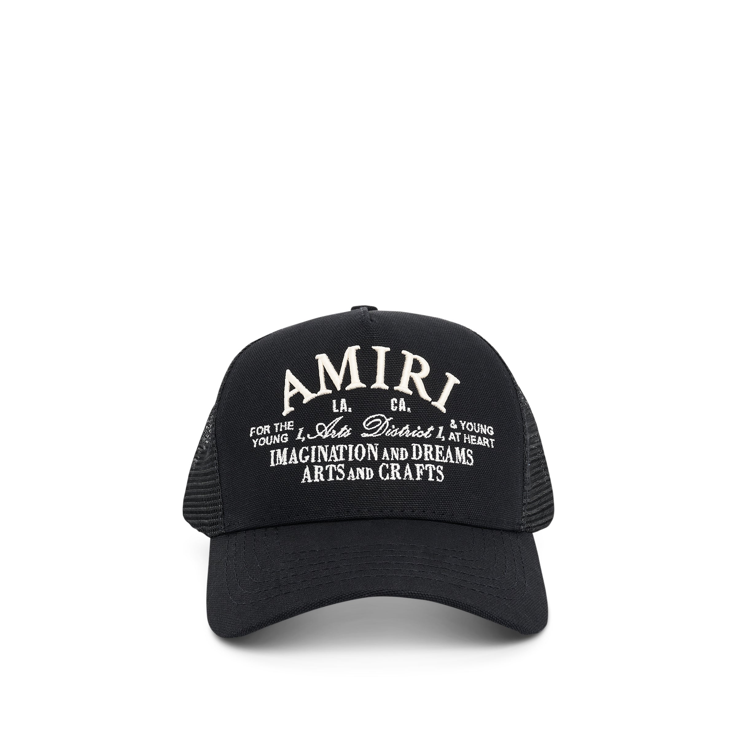 Art District Trucker Hat in Black