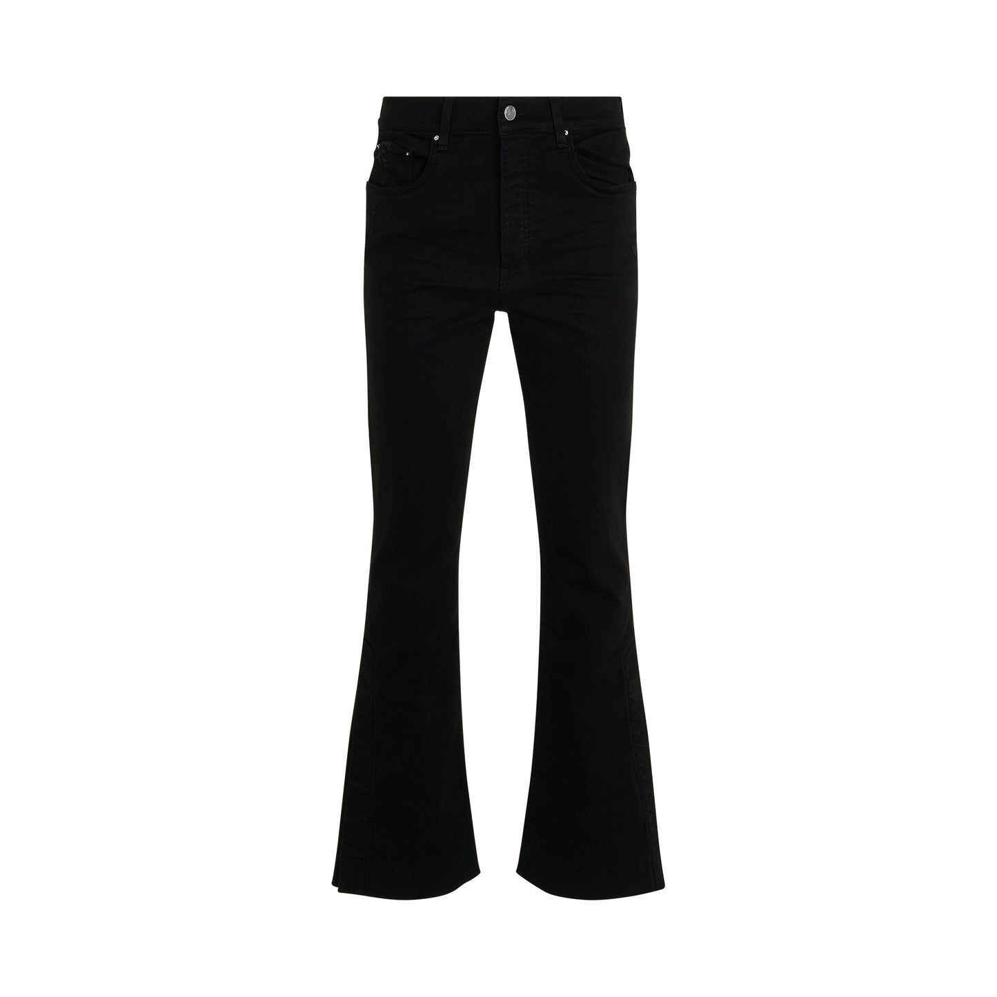 Stack Kick Flare Jeans in Black