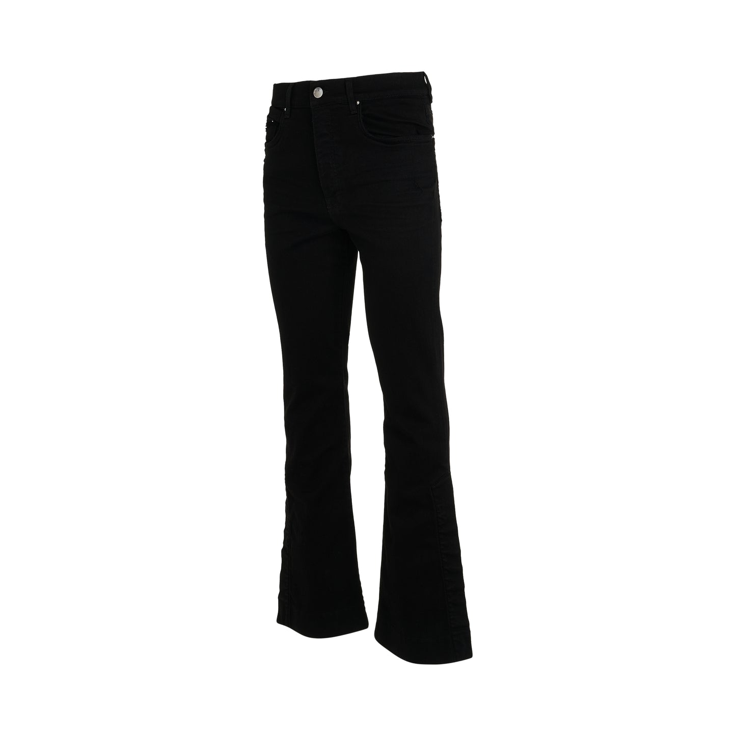 Stack Kick Flare Jeans in Black