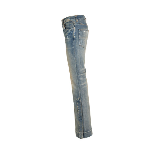 Stack Kick Flare Jeans in Clay Indigo