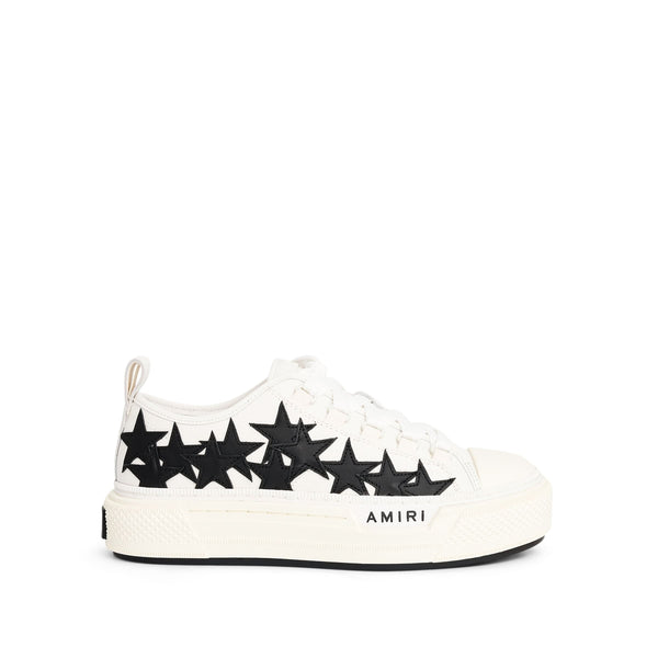 靴 AMIRI Stars Court Platform Low Sneakers 0400020074079_WHITEPINK?wid=