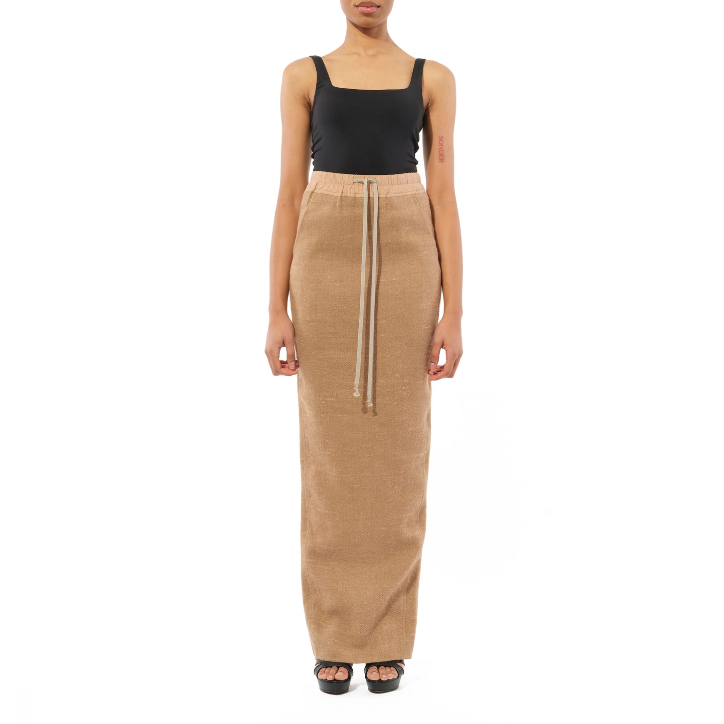 Pillar Skirt in Beige