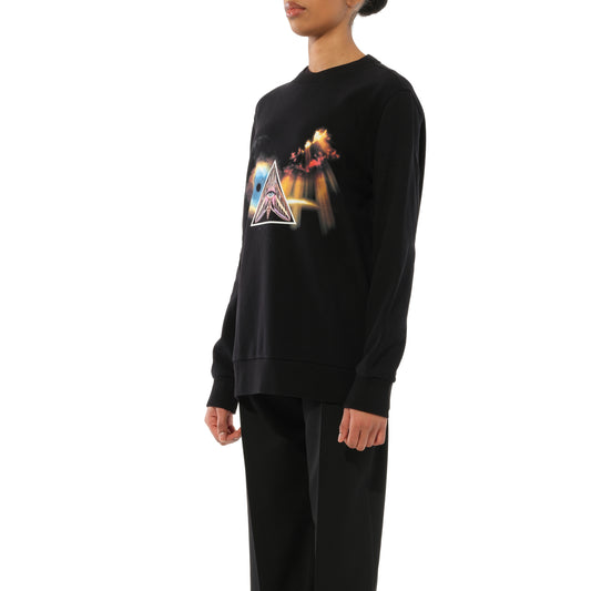 Podium Eye Tri Sweatshirt in Black