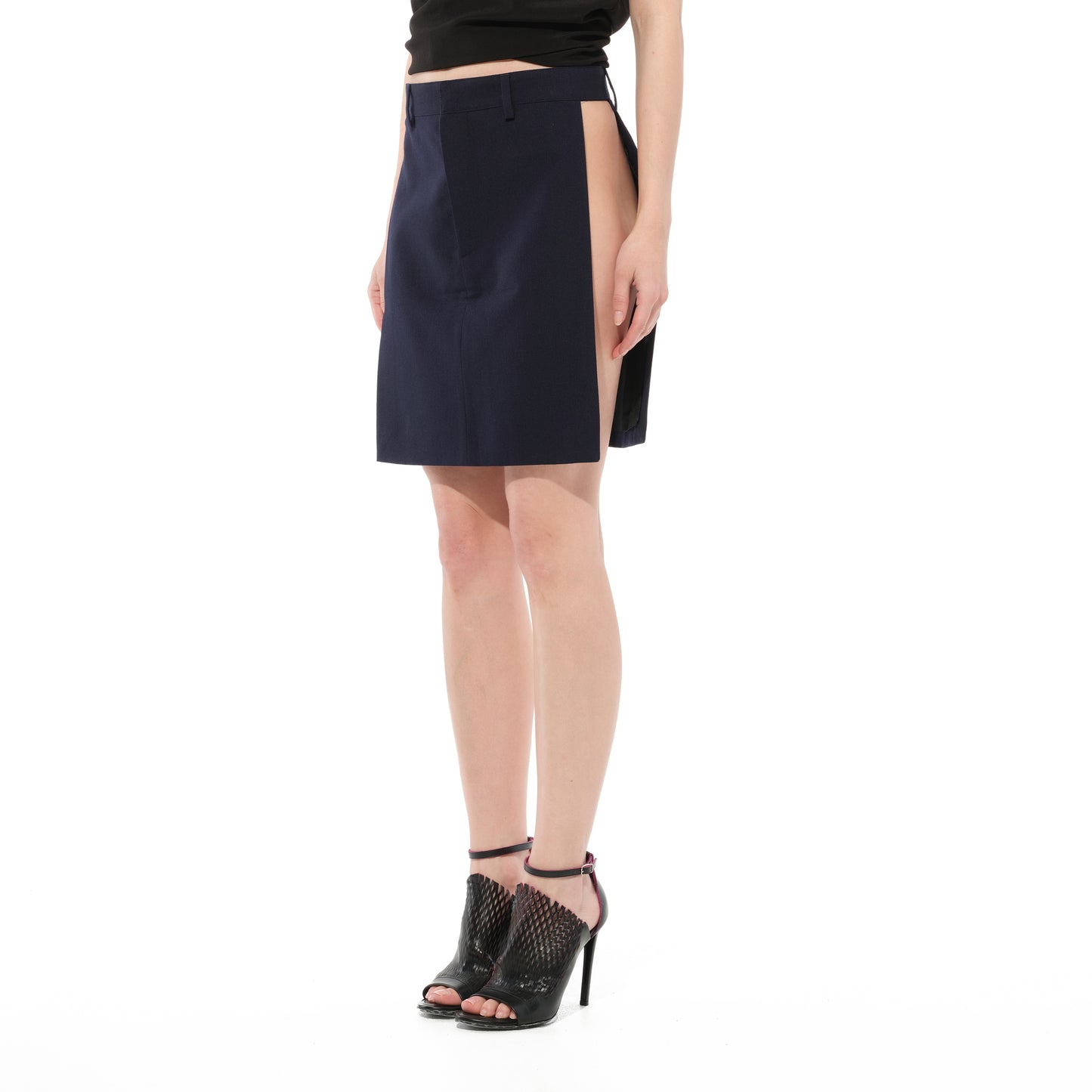 Podium Skirt in Navy