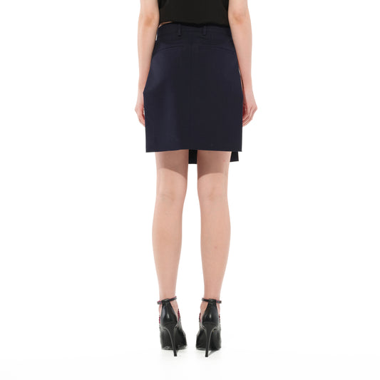 Podium Skirt in Navy