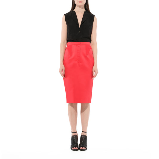 Podium Skirt in Red