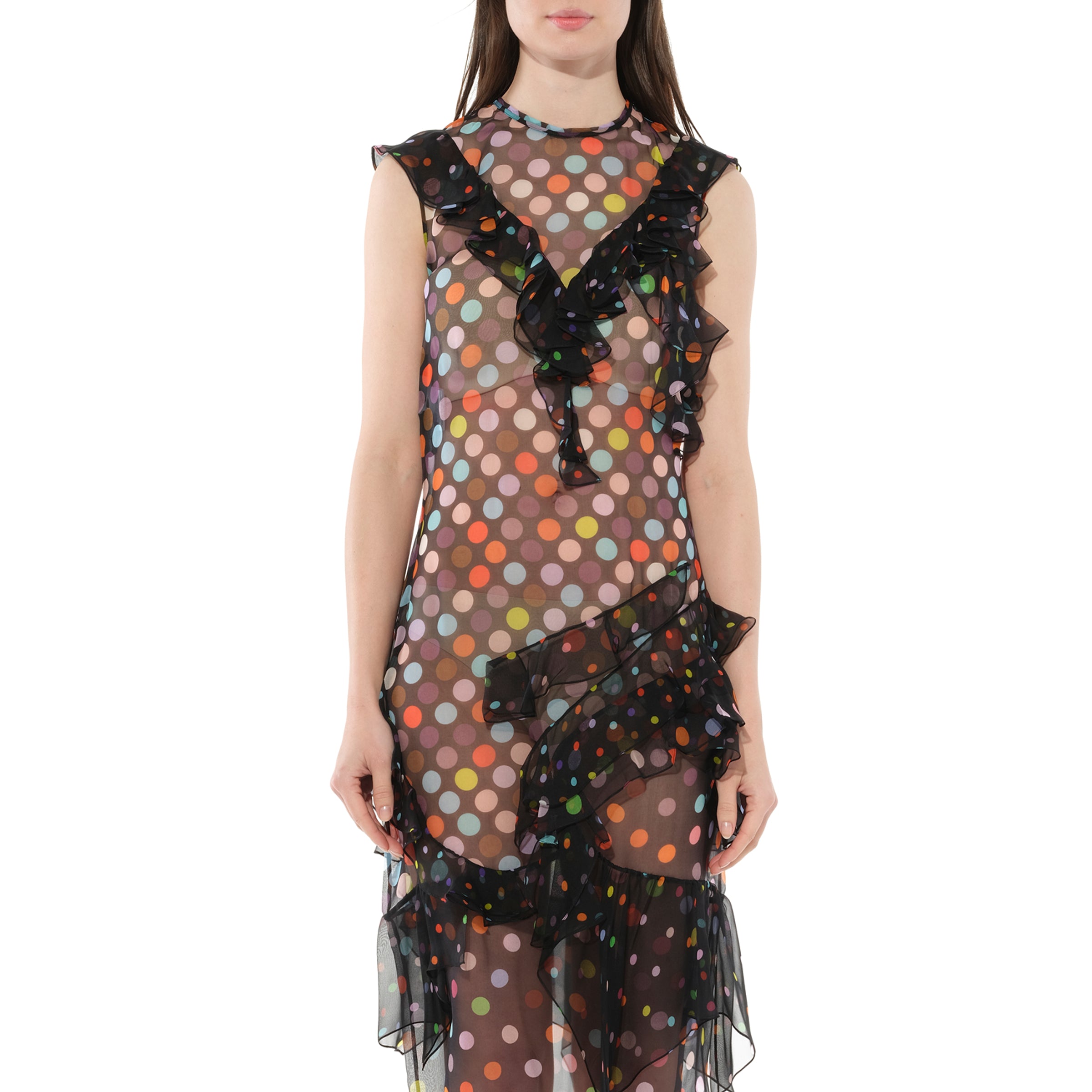 Podium Sleeveless Dress in Multicolor