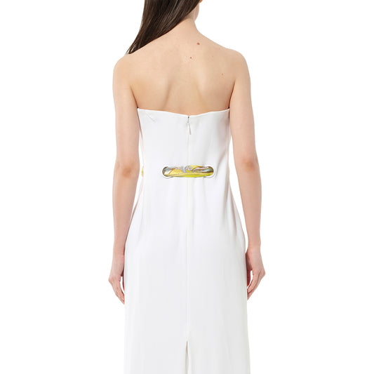 Pucci Long Dress in White