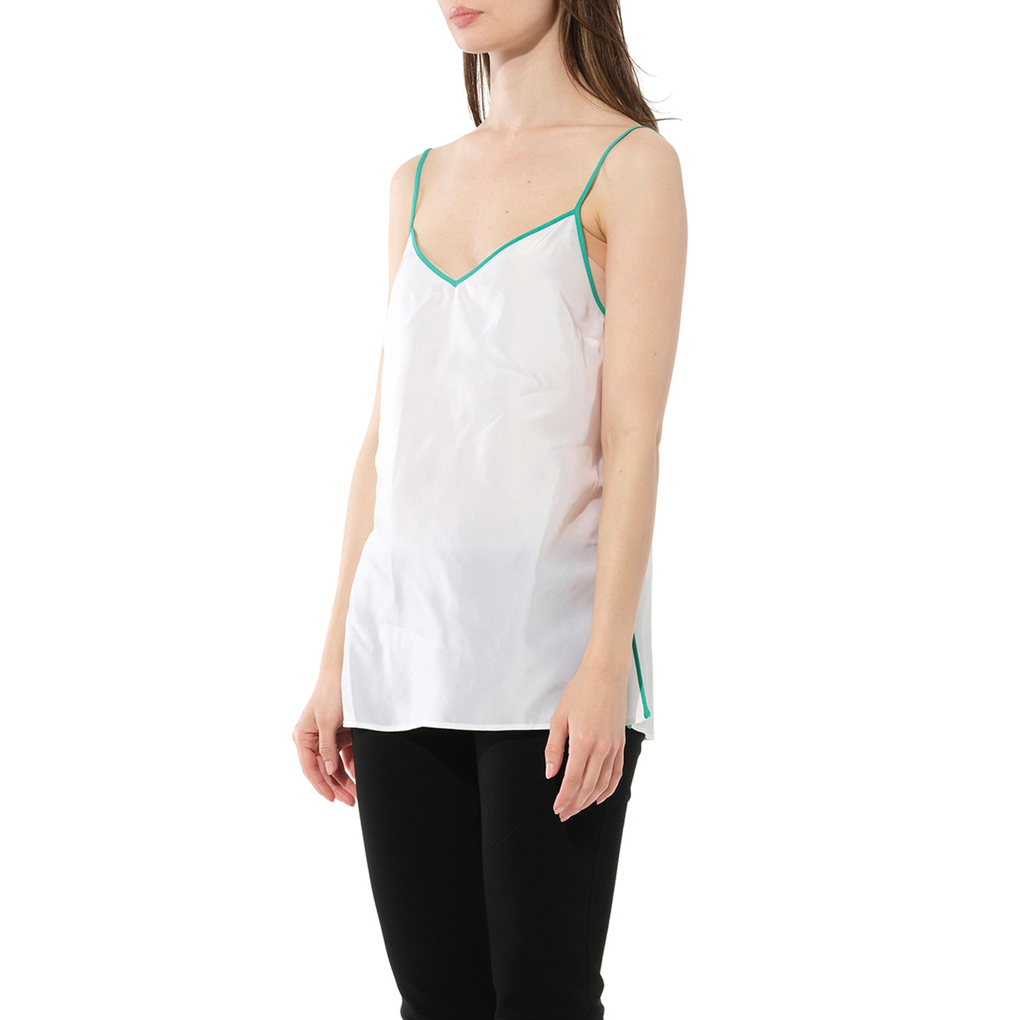 Pucci Sleeveless Top in White