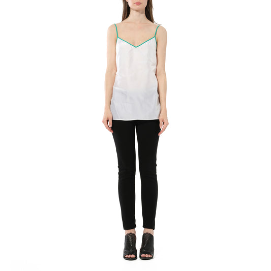 Pucci Sleeveless Top in White