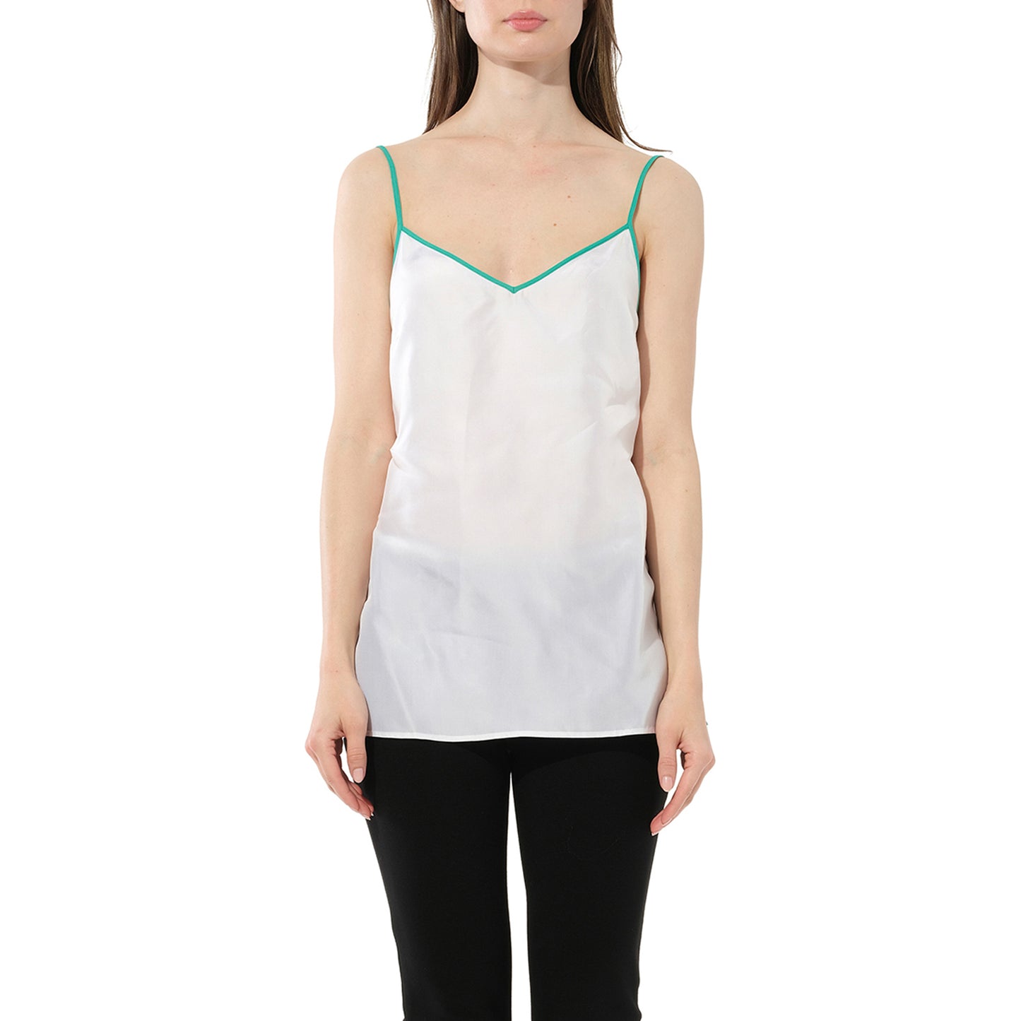 Pucci Sleeveless Top in White