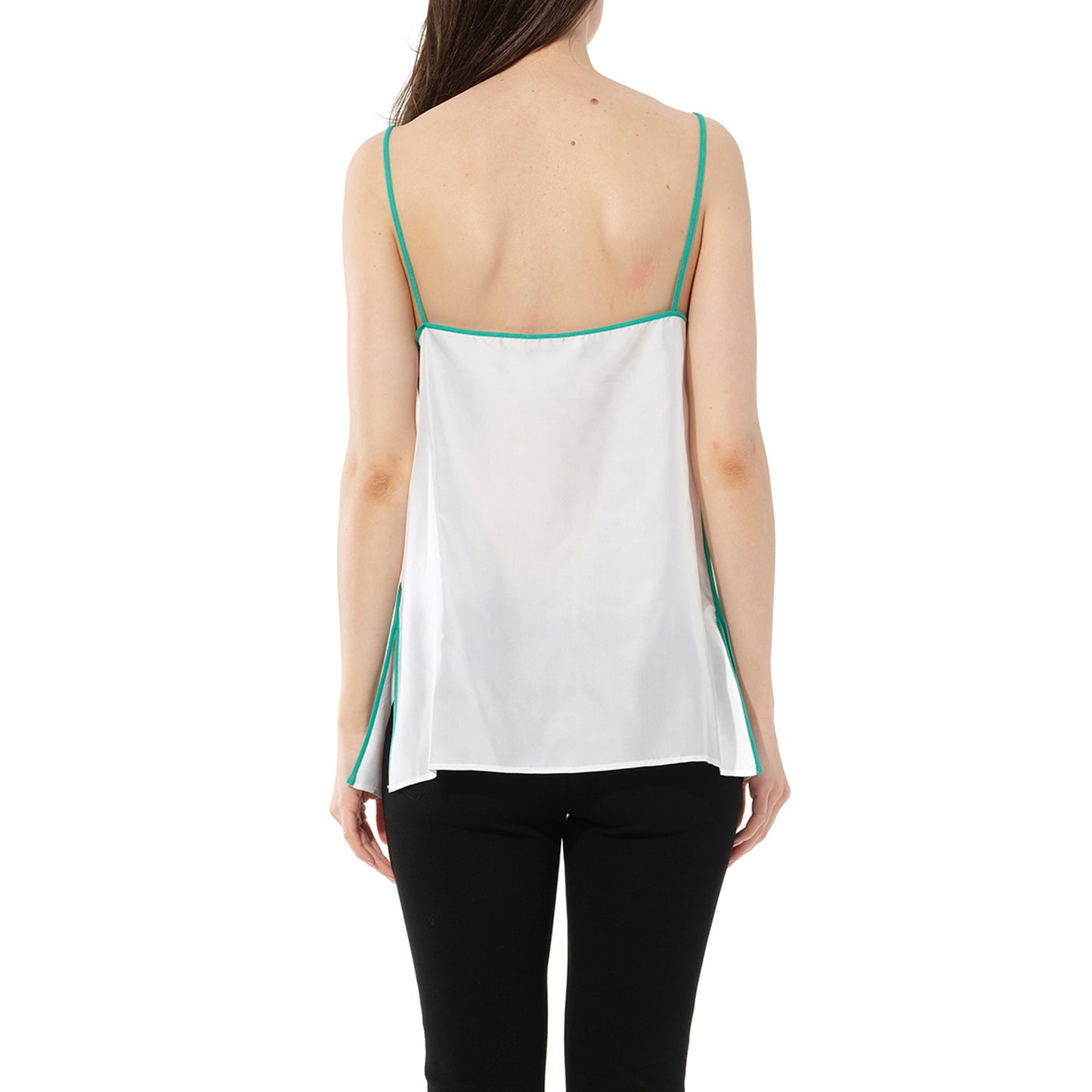 Pucci Sleeveless Top in White