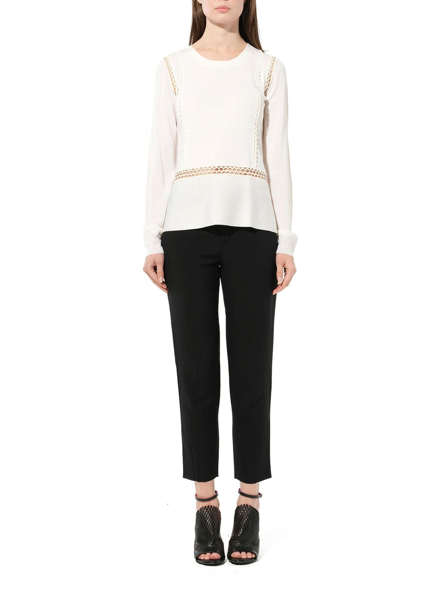 Pullover Sweater in Milk
