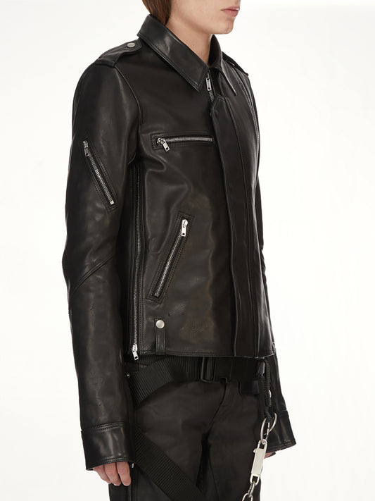 Vega Leather Jacket in Black