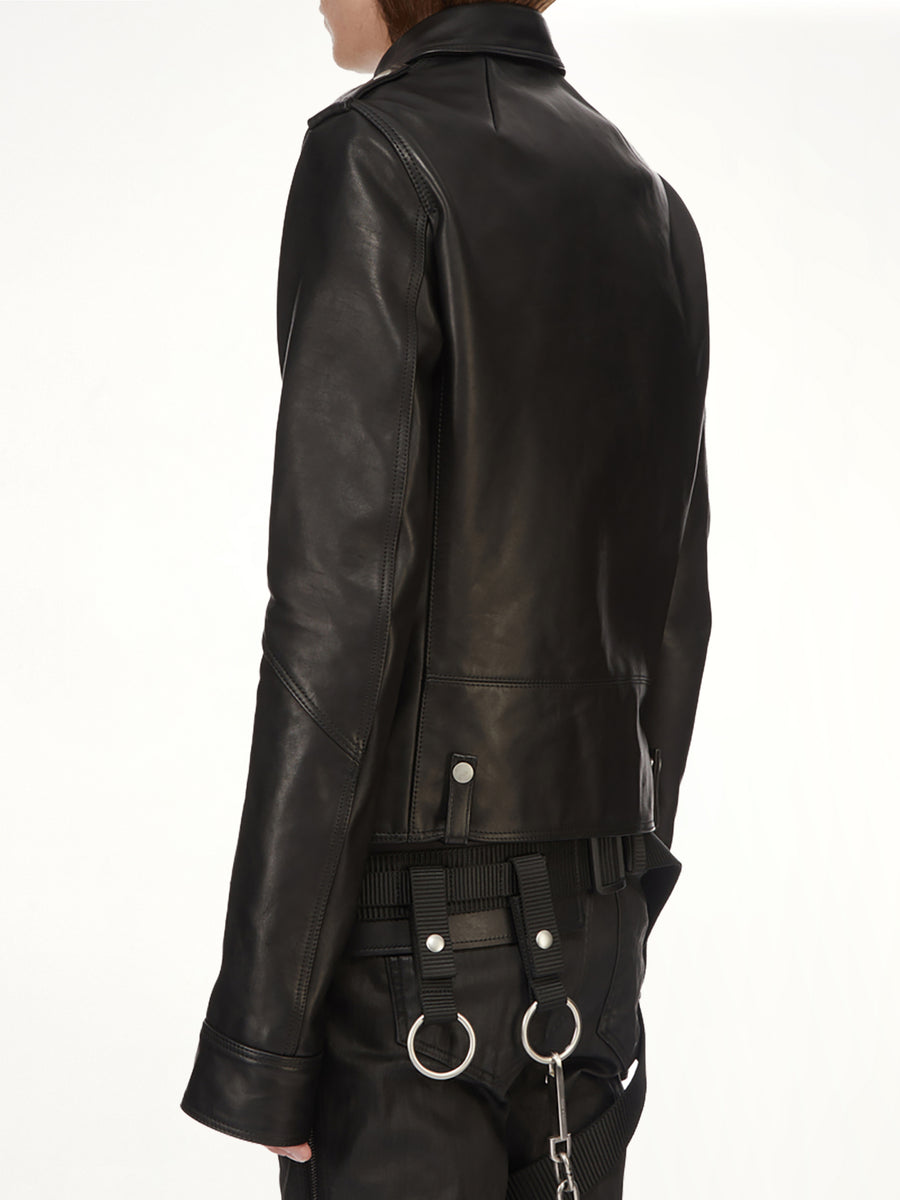 Vega Leather Jacket in Black